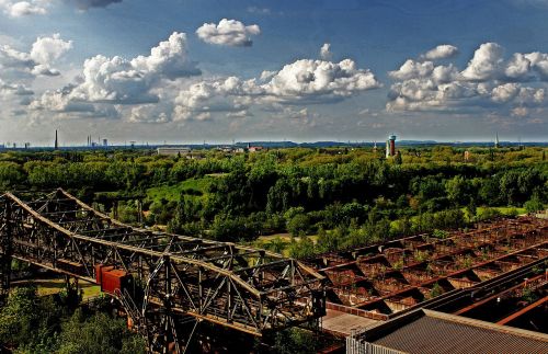 Industrija, Lapadu, Ruhr Area, Industrinis Parkas, Kraštovaizdžio Parkas, Duisburgas