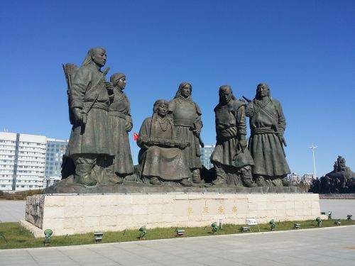 Vidinė Mongolija, Jingkiseukan, Mongolijos Imperija, Kagan, Statula, Čengis Khanas, Mongolija