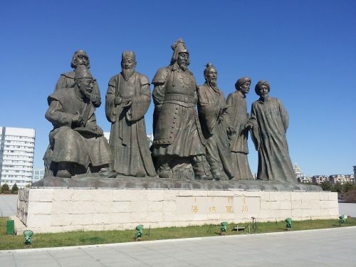 Vidinė Mongolija, Jingkiseukan, Statula, Mongolija, Čengis Khanas