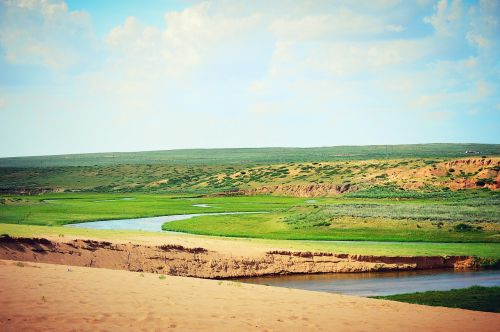 Vidinė Mongolija, Gol, Žaisti Smėlyje, Upė