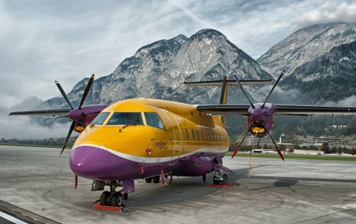 Innsbruck, Austria, Oro Uostas, Kalnai, Dangus, Debesys, Lėktuvas, Lėktuvas, Gabenimas, Lauke