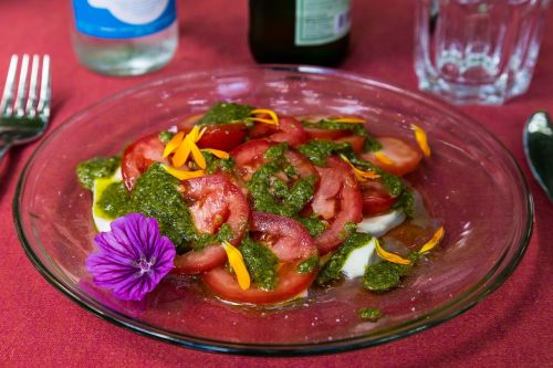 Insalata Caprese, Pomidorai, Mozzarella, Pesto, Bio, Vegetariškas, Salotos, Žiedas, Žydėti, Centro Darte, Cabbiolo