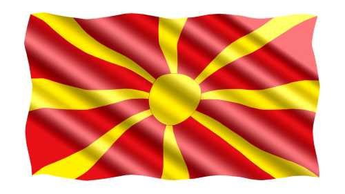 Tarptautinis, Vėliava, Makedonija