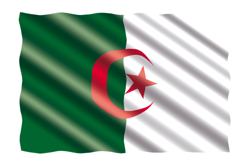 Tarptautinis, Vėliava, Algeria