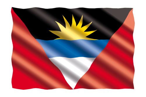 Tarptautinis, Vėliava, Antigva Ir Barbuda