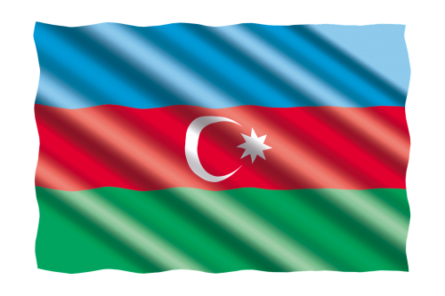 Tarptautinis, Vėliava, Azerbaidžanas
