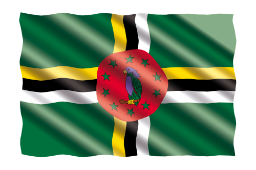 Tarptautinis, Vėliava, Dominica