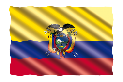 Tarptautinis, Vėliava, Ecuador