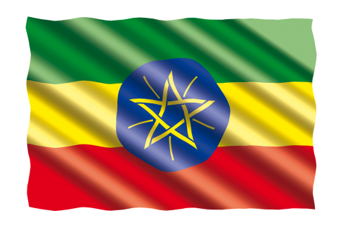Tarptautinis, Vėliava, Etiopija