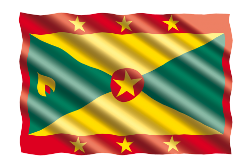Tarptautinis, Vėliava, Grenada