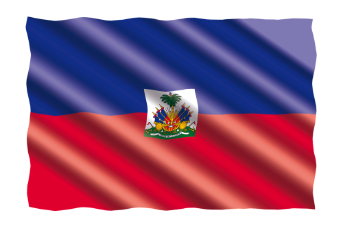 Tarptautinis, Vėliava, Haiti