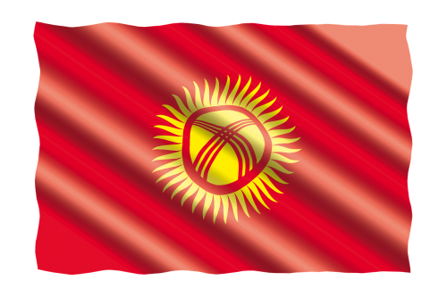 Tarptautinis, Vėliava, Kirgizija