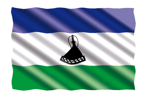 Tarptautinis, Vėliava, Lesotho