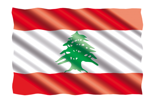 Tarptautinis, Vėliava, Libanas