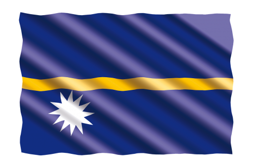Tarptautinis, Vėliava, Nauru
