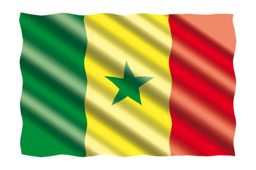 Tarptautinis, Vėliava, Senegalas