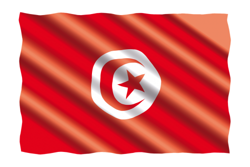 Tarptautinis, Vėliava, Tunisas, Tunisas