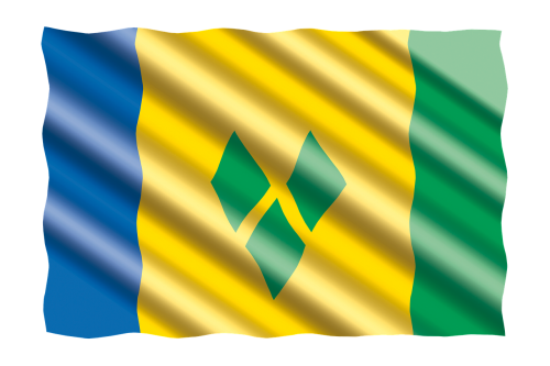 Tarptautinis, Vėliava, Grenadinai, Vakarų Indijos Salos