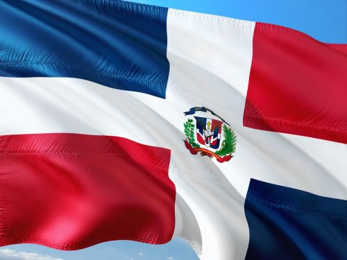 Tarptautinis, Vėliava, Dominikonų Respublika
