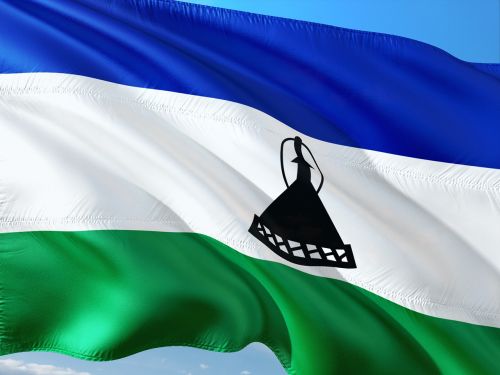 Tarptautinis, Vėliava, Lesoto, Lesotho Karalystė