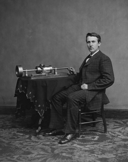 Išradėjas, Thomas Alva Edison, Portretas, Vyras, 1878, Fonograma, Išradimas, Inovacijos, Progresas, Mokslas, Mokslininkai