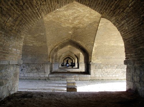 Iranas, Esfahanas, Tiltas, Orientyras, Architektūra, Pastatas, Įžvalga