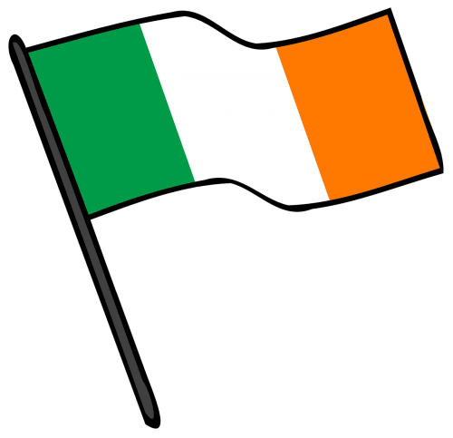 Airija, Vėliava, Airiškas, Nacionalinis, Šalis, Reklama, Tauta, Plaukiojantys, Trys, Padalinti, Skraidantis, Europa, Žalias, Balta, Oranžinė, Eire