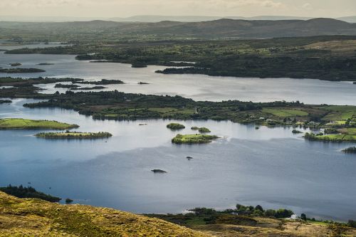 Airija, Klonburas, Ežeras, Irlande, Boot, Sala, Žalias