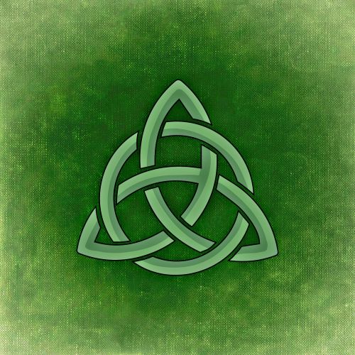 Airija,  Keltų Simbolis,  Žalias,  Simbolis,  Fonas