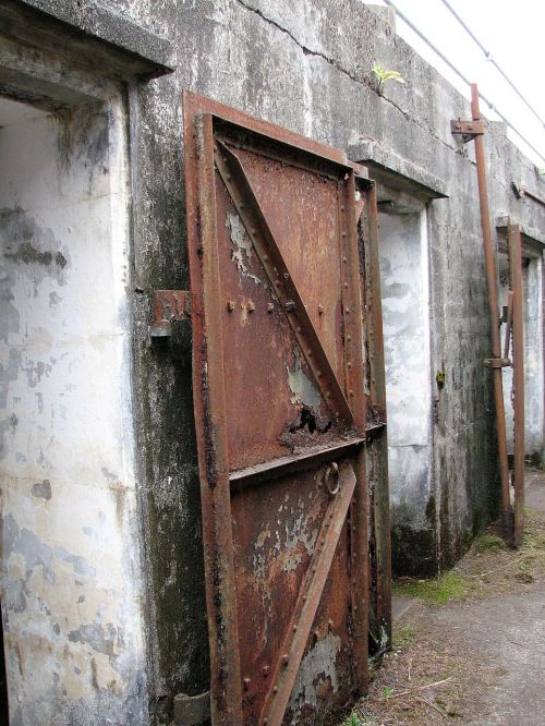 Geležinės Durys, Rusty Door, Baterija, Griuvėsiai, Forto Columbia
