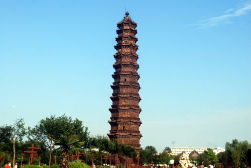 Geležis,  Pagoda,  Šventykla,  Religija,  Budistinis,  Kaifeng,  Kinija,  Orientyras,  Geležies Pagoda
