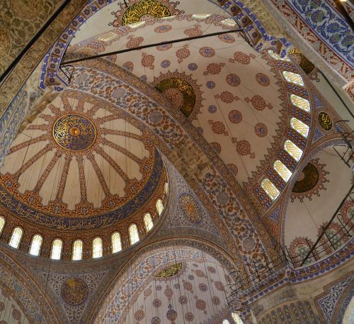 Islamas, Mečetė, Mėlyna Mečetė, Istanbulas, Architektūra, Orientuotis, Arabiškas, Rytietiškas, Pasakos, Pastatas, Musulmonas, Fosforas, Turkija, Kupolas