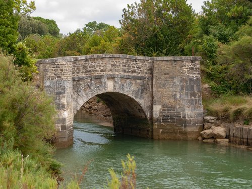 Sala Oleron,  Tiltas,  Pont Napoleonkūka,  Kanalas Brande,  Poitou Charente,  Naujas Aquitaine,  Jūrų Charente