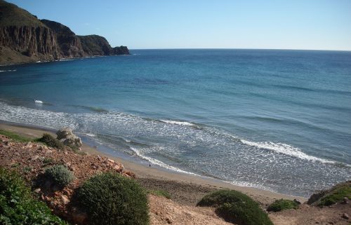 Isleta Del Moro, Užsakytas, Viduržemio Jūros, Ispanija, Papludimys, Vienatvė