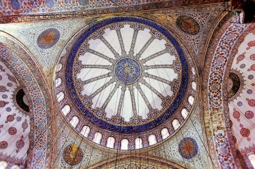 Istanbulas, Mėlynas, Mečetė, Turkija, Turkish, Minaretas, Kelionė, Pastatas, Europa, Religinis, Senas, Ottoman, Musulmonas, Turizmas, Islamas