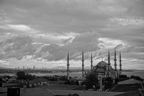Stambulas,  Mėlynoji Mečetė,  Sultono Ahmet,  Turkija,  Mečetė,  Bosphorus