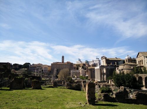 Kolosas, Romanų Forumas, Italy, Roma, Sodas