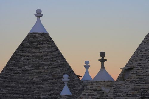 Italy, Puglia, Alberobello, Trulli