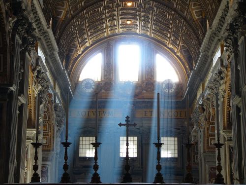 Italy, Roma, Vatikanas, Saint Peter, Katedra