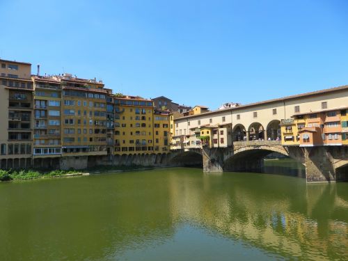 Italy, Florencija, Ponte Vecchio, Tiltas, Architektūra, Arno