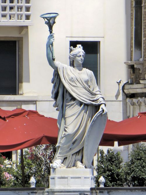 Italy, Venecija, Statula, Skulptūra, Miestas, Akmens Drožyba