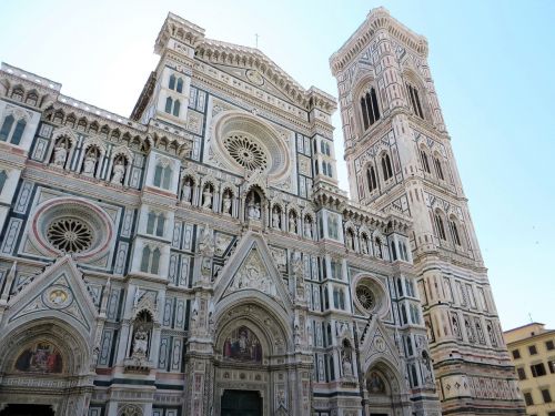 Italy, Florencija, Katedra, Duomo, Fasadas, Marmuras, Toskana