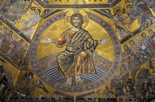 Italy, Florencija, Mozaika, Krikšto Lubos Saint-Jean