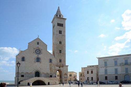 Italy, Pouilles, Adrijos Regionas, Romaneško Meno, Katedra, Trani