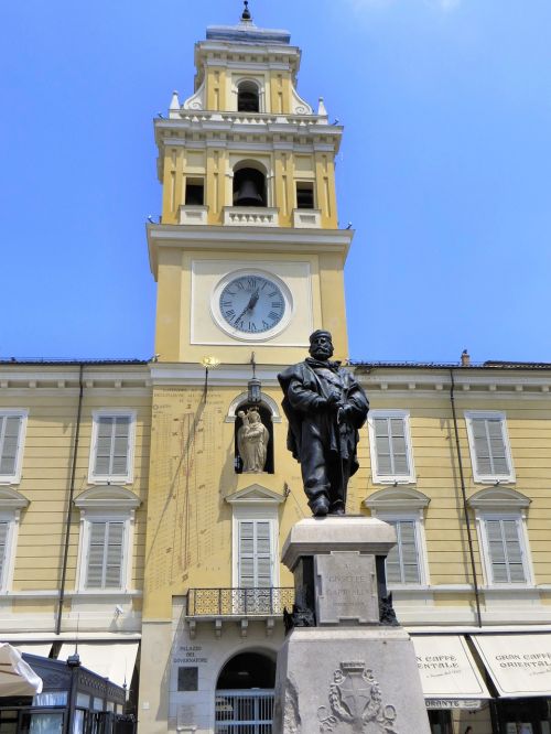 Italy, Parma, Bendruomeninis Viešbutis, Garibaldi, Statula, Saulės Laikrodis