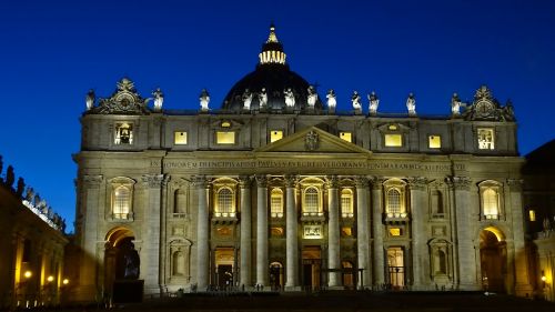 Italy, Roma, Architektūra, Pastatas, St Peterio Bazilika, Krikščionybė, Religija