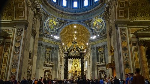 Italy, Roma, Architektūra, Pastatas, St Peterio Bazilika, Krikščionybė, Religija