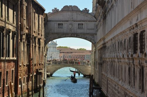 Italy, Venecija, Tiltas, Susierzinimų Tiltas, Gondola, Vanduo, Miestas