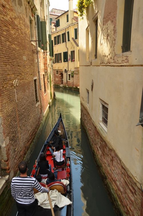 Italy, Venecija, Gondola, Vanduo, Siaura