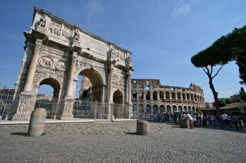 Italy, Roma, Lankas Ir Kolisumo Konstantinas, Senovės Architektūra